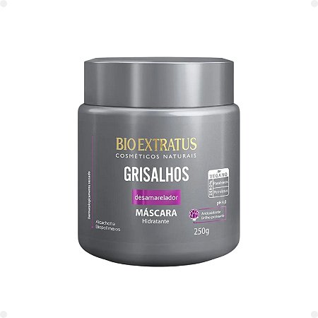 Máscara Hidratante Desamareladora Bio Extratus Grisalhos 250g