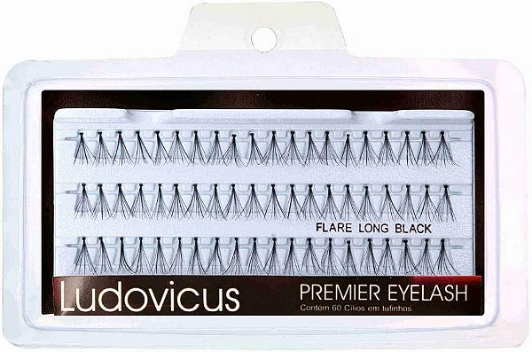 Cílios Tufinhos Ludovicus Premier Eyelash Flare Long Black