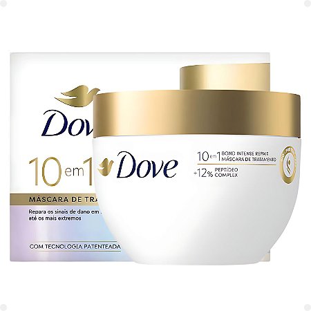 Máscara de Tratamento Dove 10 em 1 Bond Intense Repair 250g