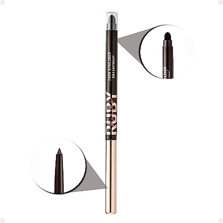 Lápis Retrátil em Gel à Prova D'água Ruby Kisses Dark Brown Re03b