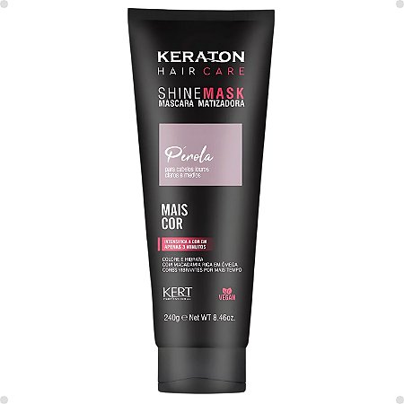 Máscara Matizadora Keraton Kert Shine Mask Pérola 240g