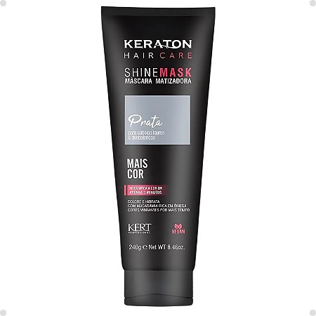 Máscara Matizadora Keraton Kert Shine Mask Prata 240g