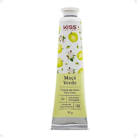 Creme Hidratante de Mãos Kiss New York Maçã Verde 30g