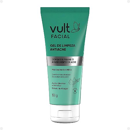 Gel de Limpeza Antiacne Vult Facial 150g