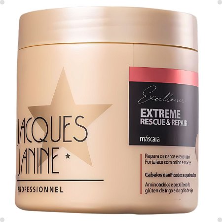 Máscara Jacques Janine Excellence Extreme Rescue e Repair 500g