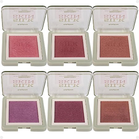 Kit Blush em Creme Ruby Rose Silk Skin Fresh Face Com 6