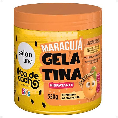 Gelatina Hidratante Salon Line Kids #todecacho Maracujá 550g
