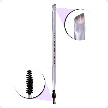 Pincel Duo de Sobrancelha Ruby Rose Holographic Hb-hoe8