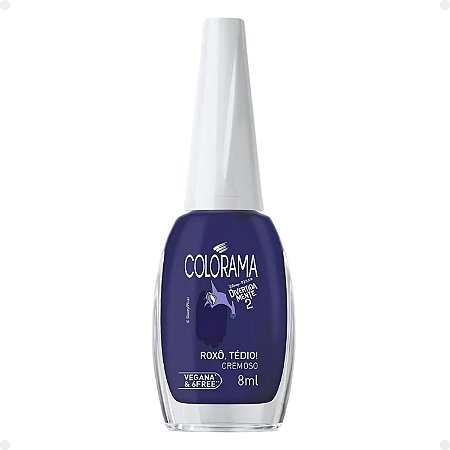 Esmalte Cremoso Colorama Divertidamente 2 Roxô, Tédio! 8ml