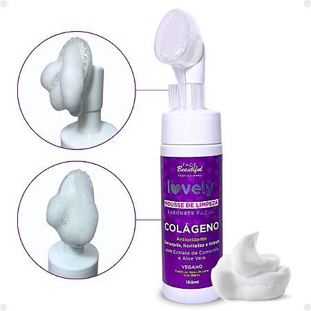 Mousse de Limpeza Face Beautiful Colágeno 150ml