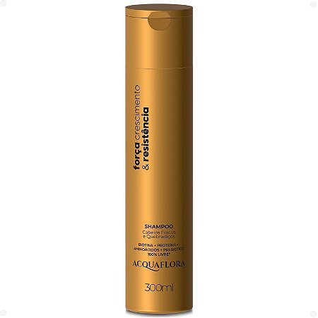 Shampoo Acquaflora Força Crescimento E Resistência 300ml