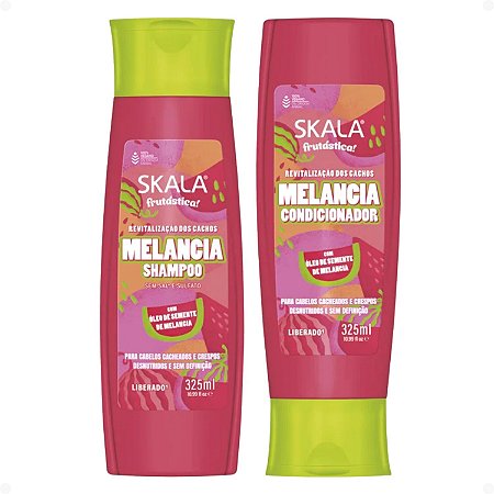 Kit Skala Melancia: Shampoo e Condicionador 325ml