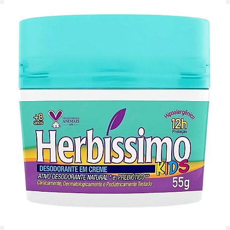 Desodorante Creme Herbissimo Kids 55g