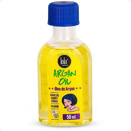 Óleo De Argan Lola Argan Oil Para Cabelos Danificados 50ml
