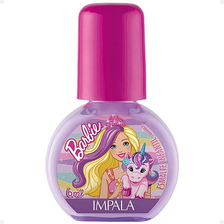 Esmalte Infantil Impala Barbie Mágia De Unicornio 6ml