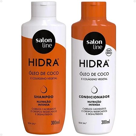 Kit Salon Line Hidra Coco Nutrição Intensa: Shampoo e Condicionador 300ml