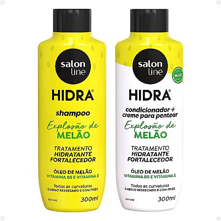 Salon Line Hidra: Shampoo e Condicionador Melão 300ml