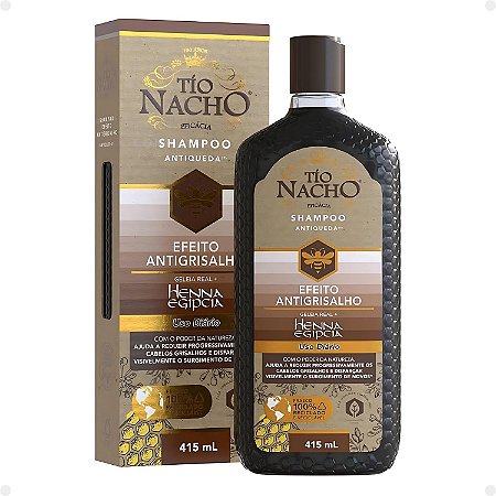 Shampoo Antiqueda Tio Nacho Efeito Antigrisalho 415ml