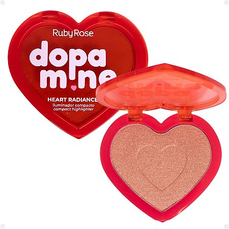 Iluminador Ruby Rose Dopamine Heart Radiance Beloved Glow Hb-f1603-4