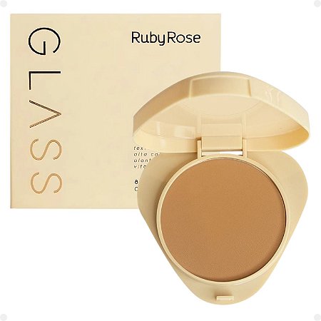 Pó Compacto Ruby Rose Glass Gpt10 Hb-863-8