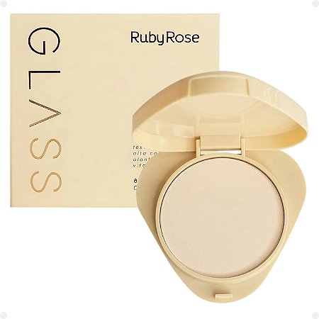 Pó Compacto Ruby Rose Glass Gpf10 Hb-863-1
