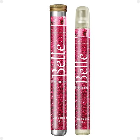 Deo Colônia Golden Dreams Femme Belle 35ml