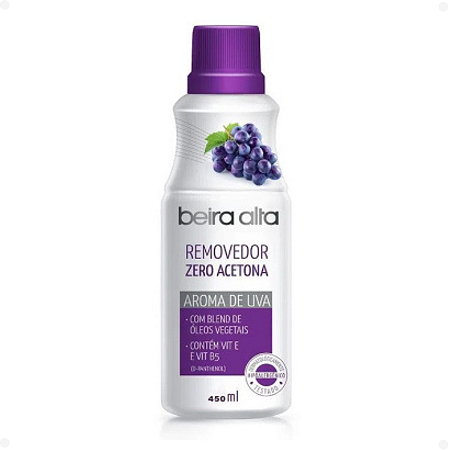 Removedor Zero Acetona Aroma de Uva Beira Alta 450ml