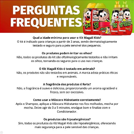 Kit Cia da Natureza Magali Kids Cabelos Ondulados e Cacheados: Shampoo, Condicionador, Máscara, Creme e Umidificador