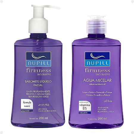 Kit Nupill Firmness Intensive: Sabonete e Água Micelar 200ml