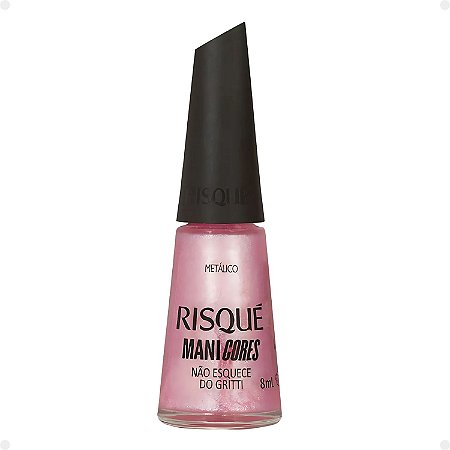 Esmalte Metálico Risqué ManiCores Não Esquece do Gritti 8ml