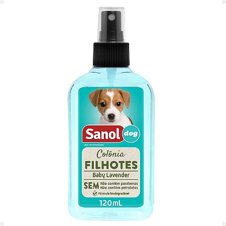 Colônia Filhotes Sanol Dog Baby Lavender 120ml