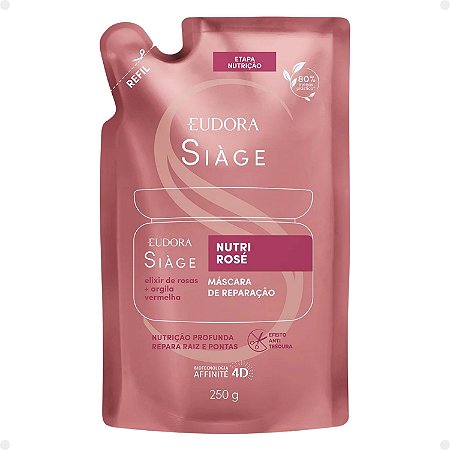 Refil Máscara de Reparação Siage Eudora Nutri Rosé 250g