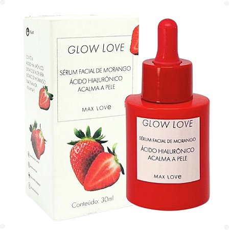 Sérum Facial Max Love Glow Love Morango Ácido 30ml
