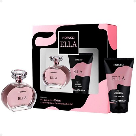 Kit Fiorucci Ella: Deo Colônia 100ml E Loção Hidrante 150ml