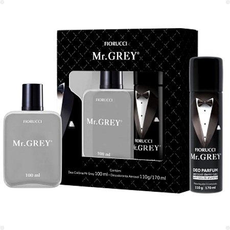 Kit Fiorucci Mr. Grey: Deo Colônia 100ml E Desodorante 170ml