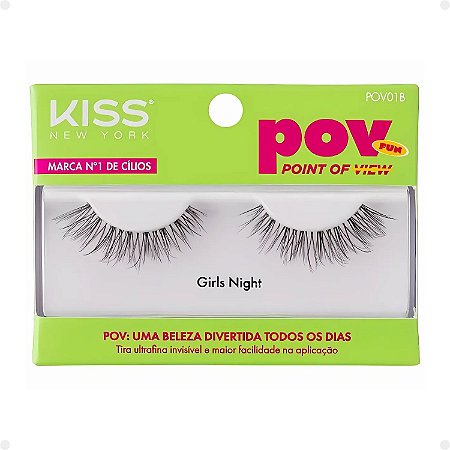 Cílios Postiços Kiss New York Pov Girls Night Pov01b
