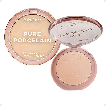 Pó Compacto Ruby Rose Pure Porcelain P20 Hbm401-2