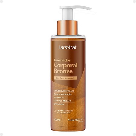 Iluminador Corporal Labotrat Vai & Brilha! Bronze 190ml