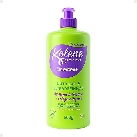 Gel Creme para Pentear Kolene Curvaturas Nutrição e Ultradefinição 500g