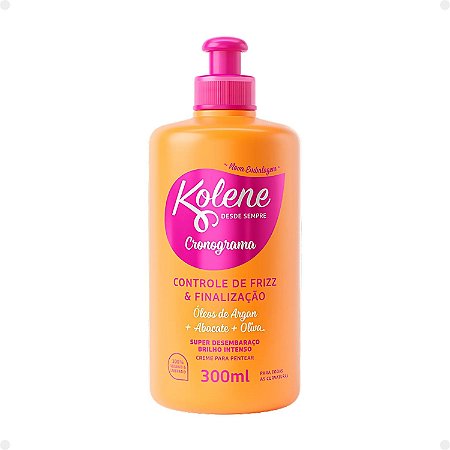 Creme para Pentear Kolene Cronograma Controle de Frizz e Finalização 300ml
