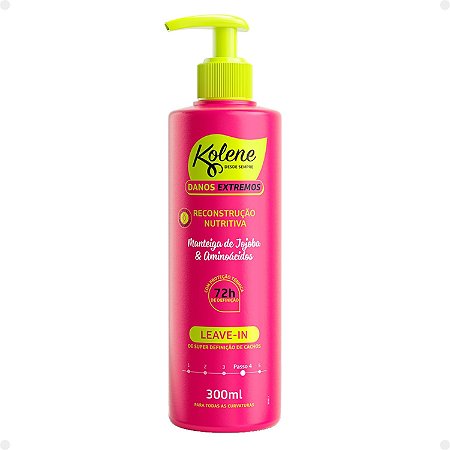 Leave-In Kolene Danos Extremos Reconstrução Nutritiva 300ml