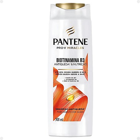 Shampoo Pantene Pro-v Biotinamina B3 Antiqueda e Nutrição 300ml