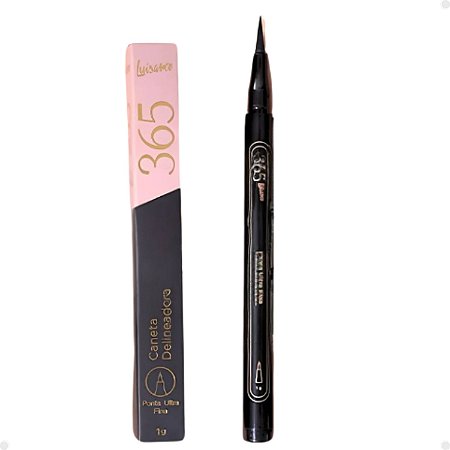 Caneta Delineadora Luisance 365 Ponta Ultra Fina Preto L17001