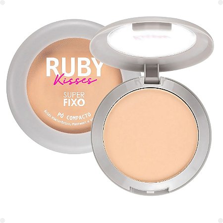 Pó Compacto Ruby Kisses Super Fixo Cor 122 Sfp122b