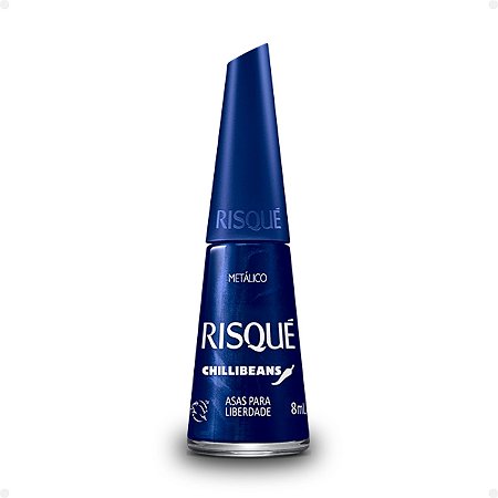 Esmalte Metálico Risqué Chilli Beans Asas para Liberdade 8ml