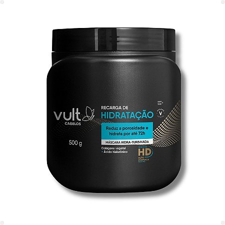 Máscara Hidra-Turbinada Vult Cabelos Recarga De Hidratação 500g