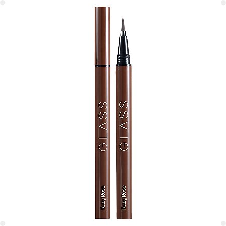 Caneta Delineadora Marrom Ruby Rose Glass Dark Brown Be02 6g Hb-527-2