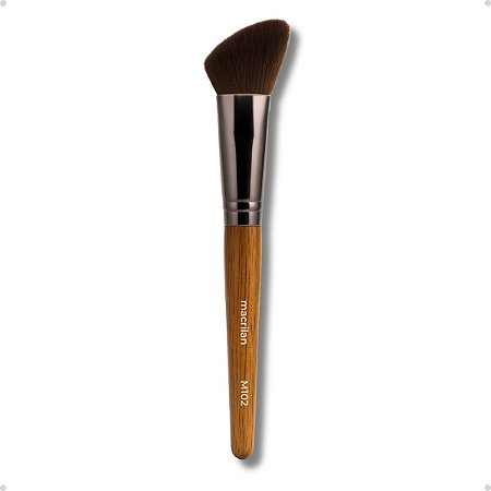 Pincel Blush Macrilan Linha Madeira M-102