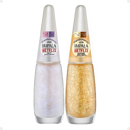 Kit Esmaltes Impala Netflix Maratonando: Top 10 e Aclamado Pela Crítica 7,5ml