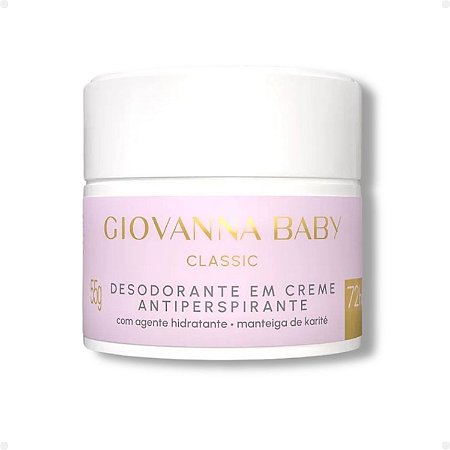 Desodorante Em Creme Antiperspirante Giovanna Baby Classic 72h 55g
